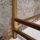 60s/70s bed design Luciano Frigerio in gilded brass