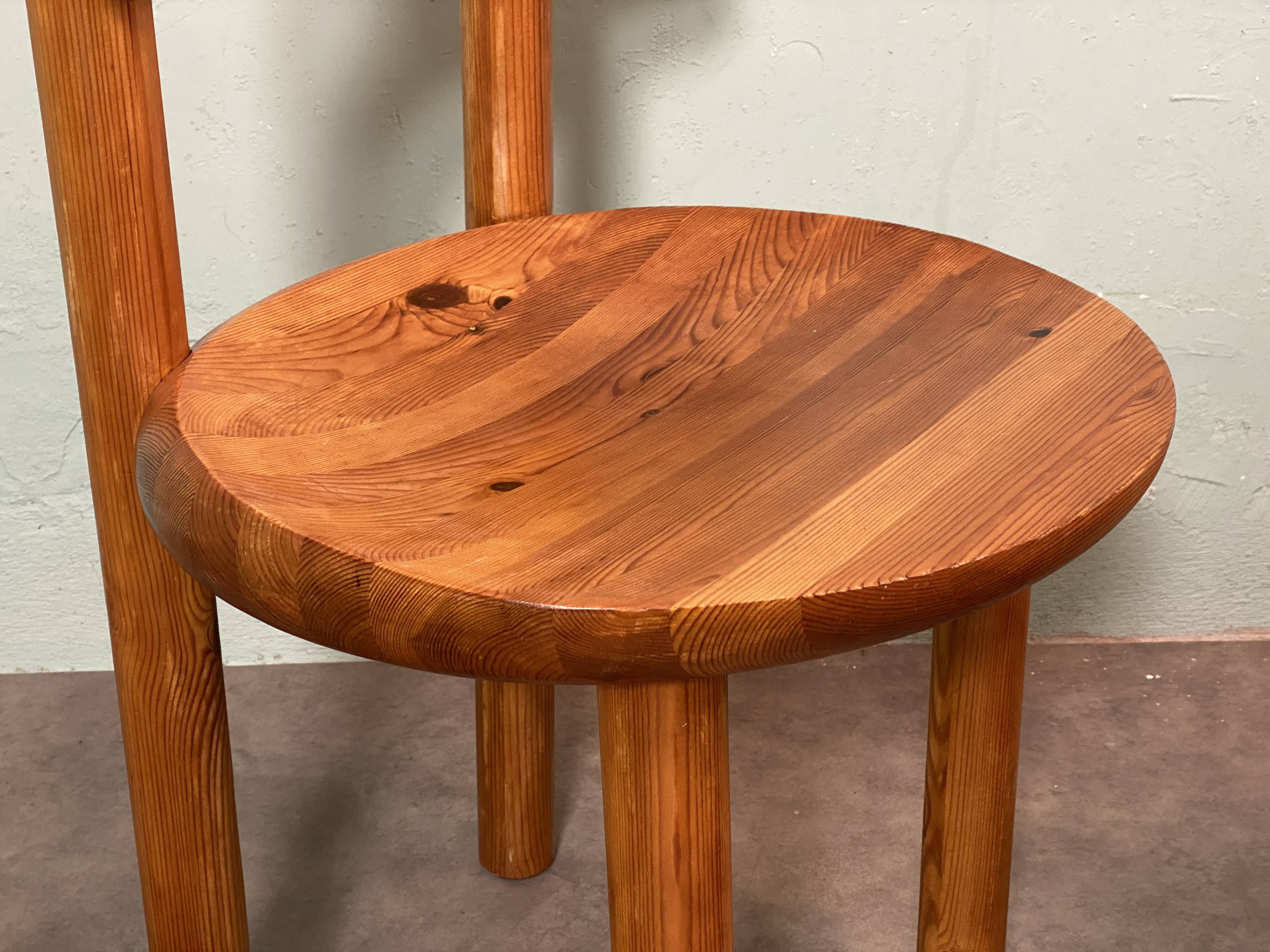 Table et chaises de Rainer Daumiller design scandinave des années 70