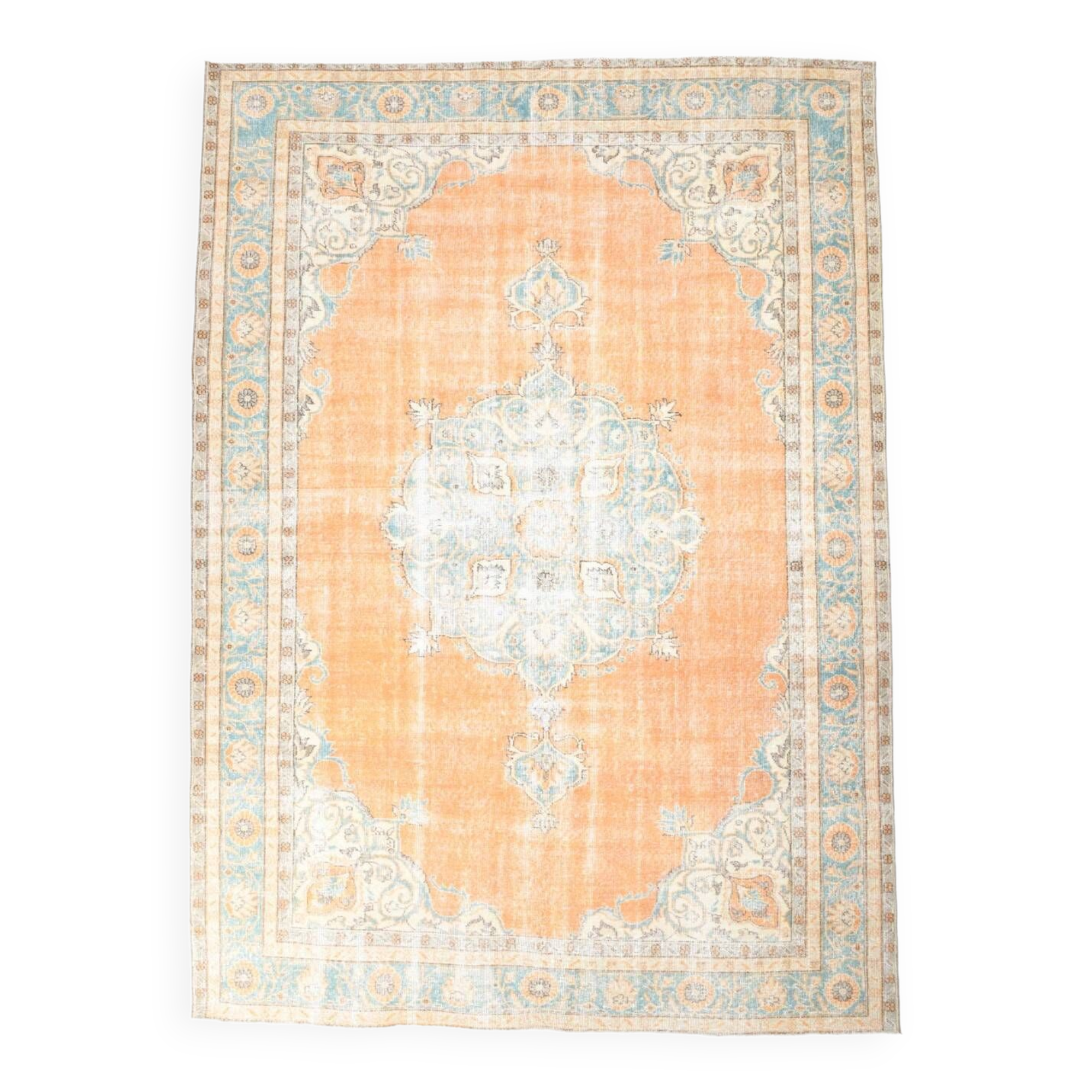 8x10 Oversized Vintage Rug, 228x319Cm