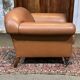 English club armchair in leather, modern production from the 1990s.