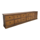 Trade cabinet with 14 drawers