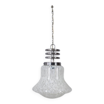 Lampe suspendue en verre de Murano vintage des années 1960 – Design de Carlo Nason