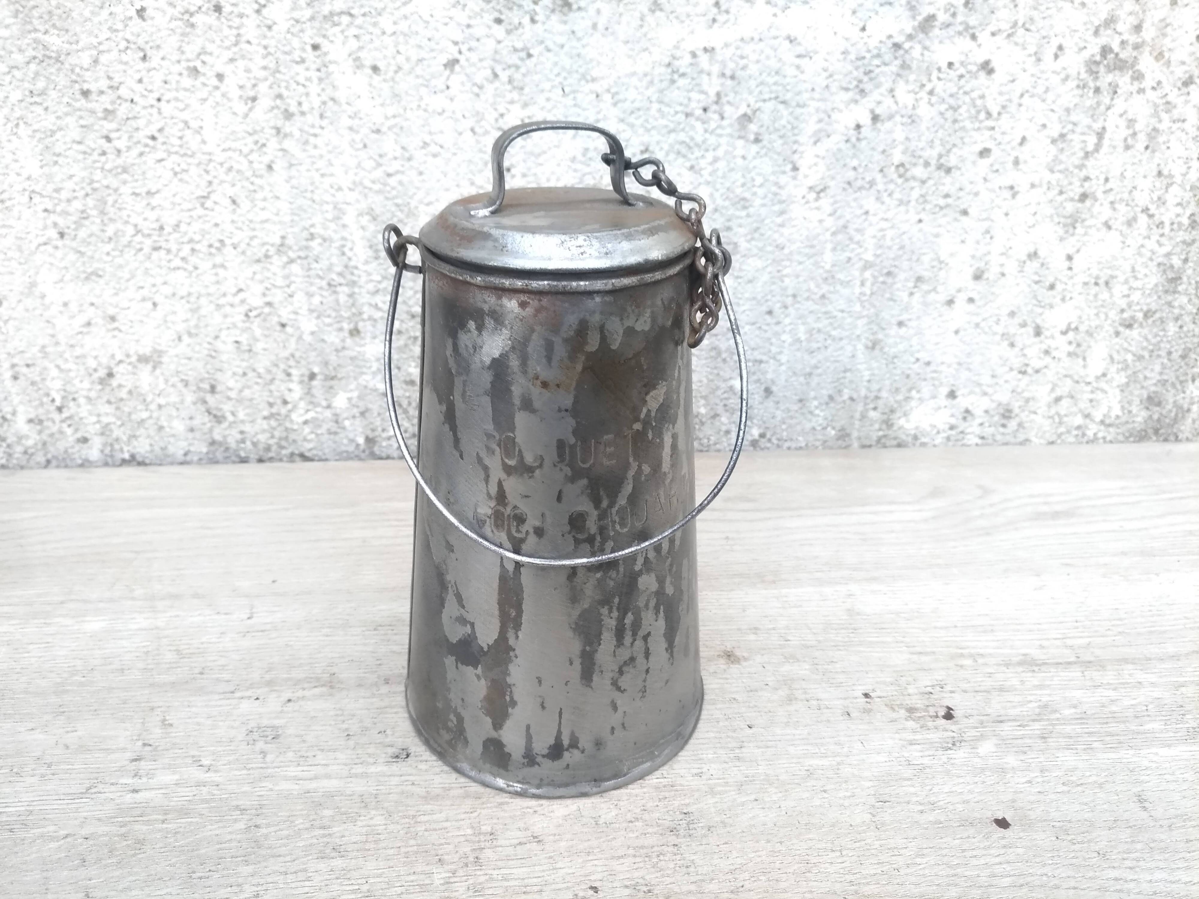 tin milk jug