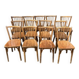 (Lot) 13 Stamped Baumann Chairs