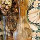 Vintage 1960s bubble glass carafe