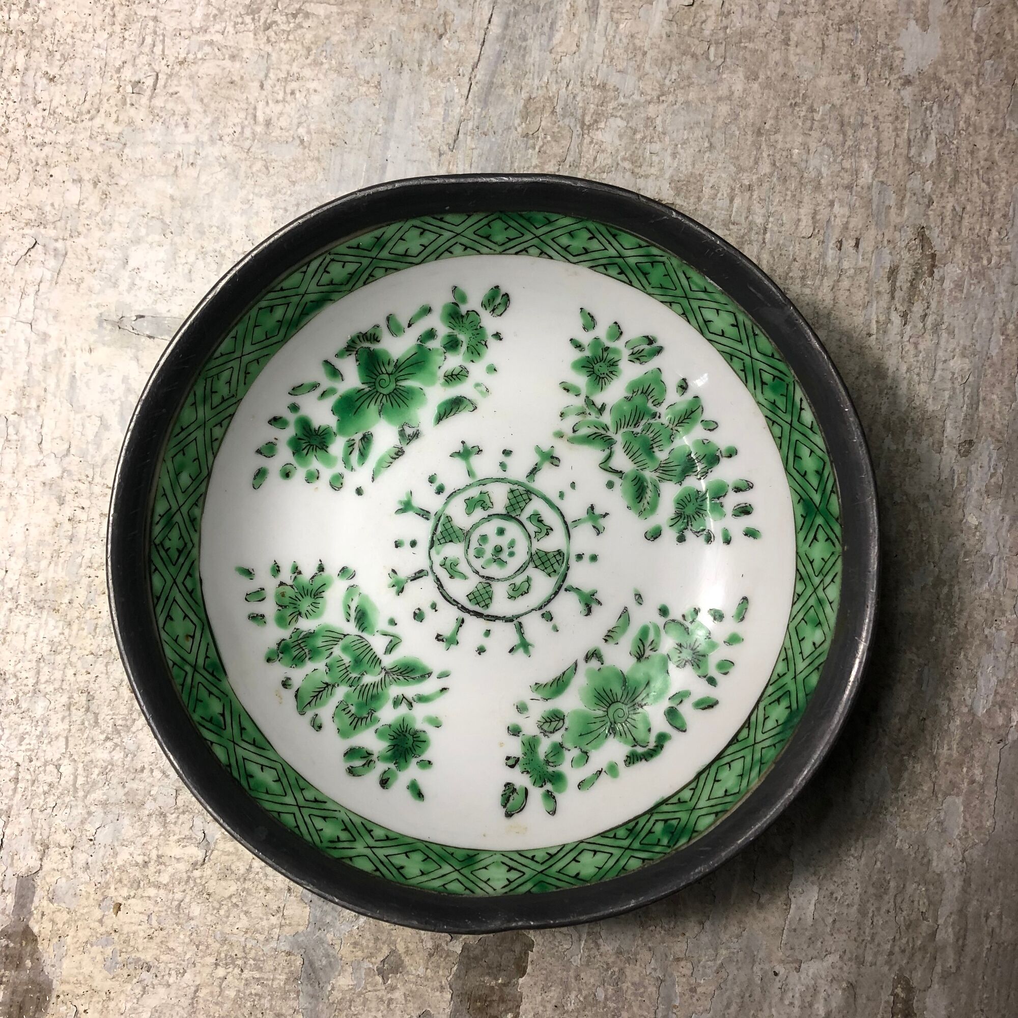 CRDO Hong Kong Tin and Porcelain Cup