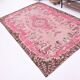 5x8 Pink Brown Vintage Area Rug 175x253Cm