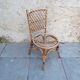 Chaise en rotin