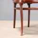 Lot de quatre chaises Thonet anciennes en hêtre cintré teinté acajou, Vienne, XXe siècle
