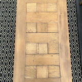 Antique oak coffee table