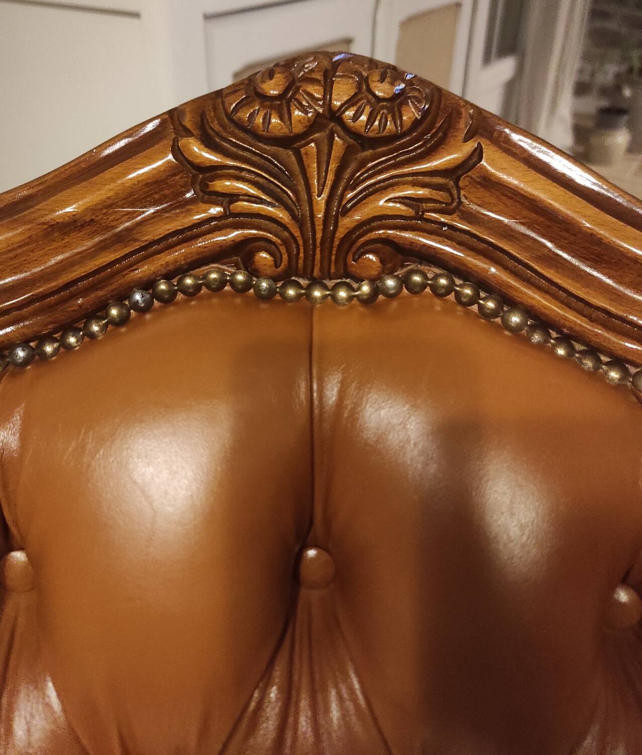 Pair of baroque armchairs