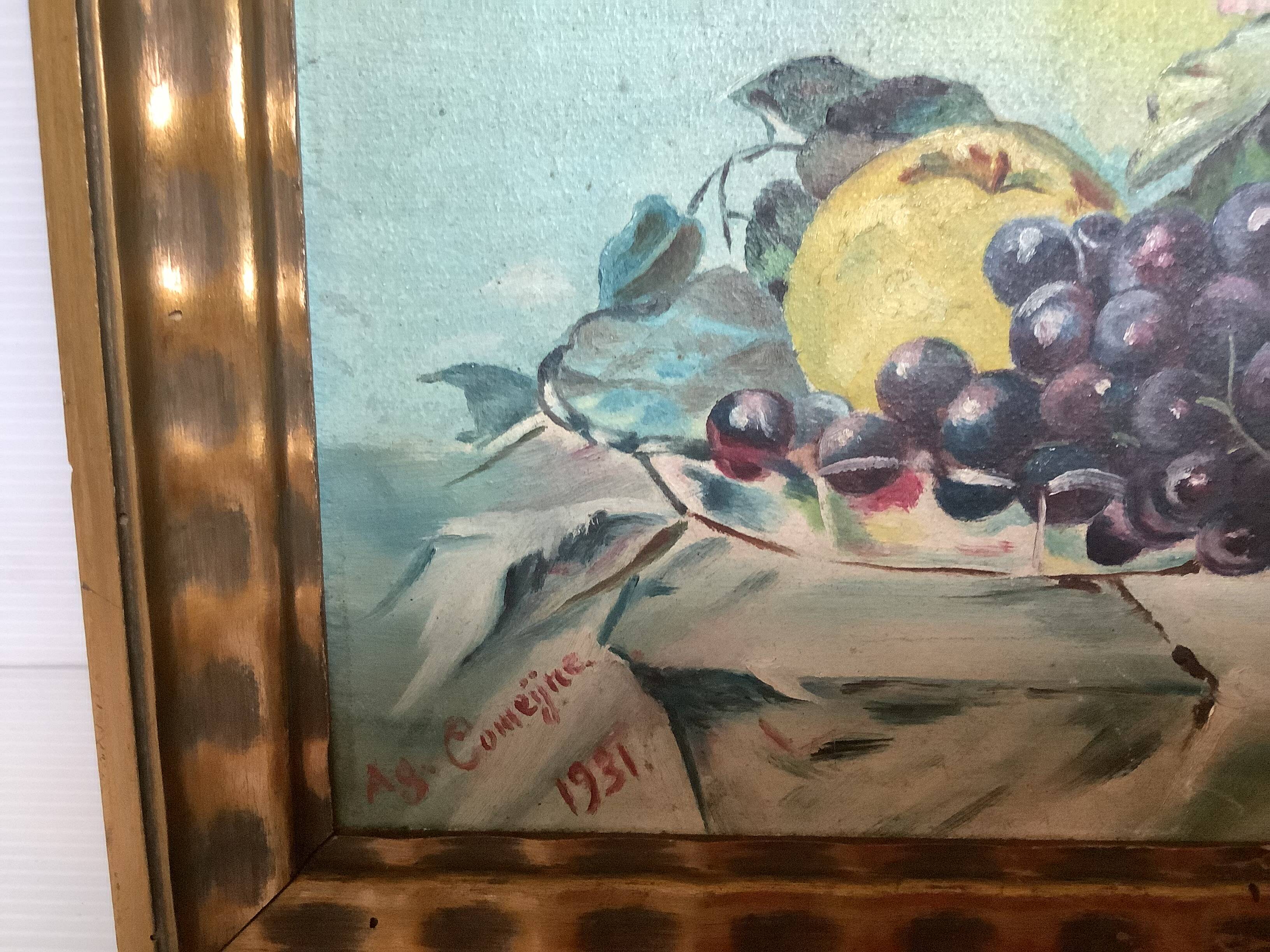 Still life oil painting