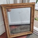 Miroir en bois doré ancien louis xvi