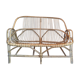 Sofa bench into rattan