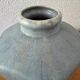 Sky blue ceramic Art Deco vase