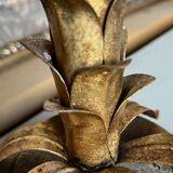 Golden palm floor lamp 70s