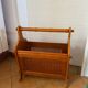 Wooden magazine rack