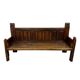 Antique Spanish Oak Bench – Traditional Pegged Construction