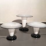 A set of 3 Murano Glass Table lamp Mushroom