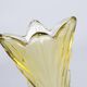 Art Deco Pink, Yellow and Orange Glass Vases, Bohemia, Set of 3