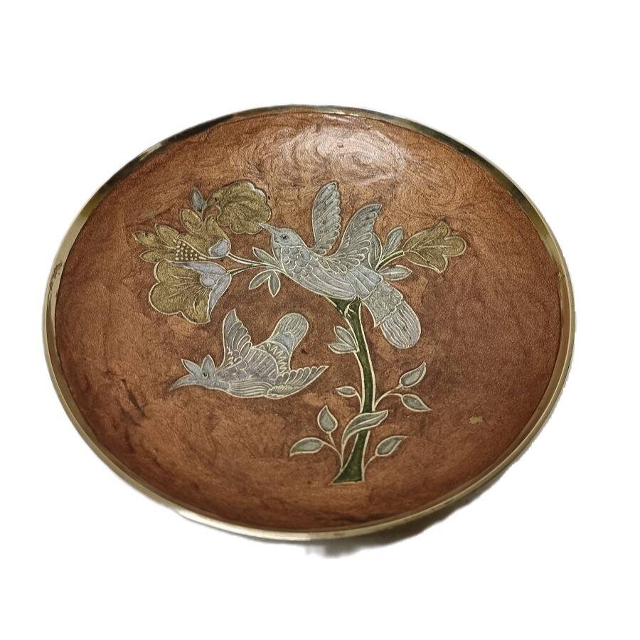 Enamelled Bowl From India, 1980s