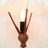 Table Lamp Made In Teak, Danish Design From 1960s