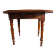 Round wooden table