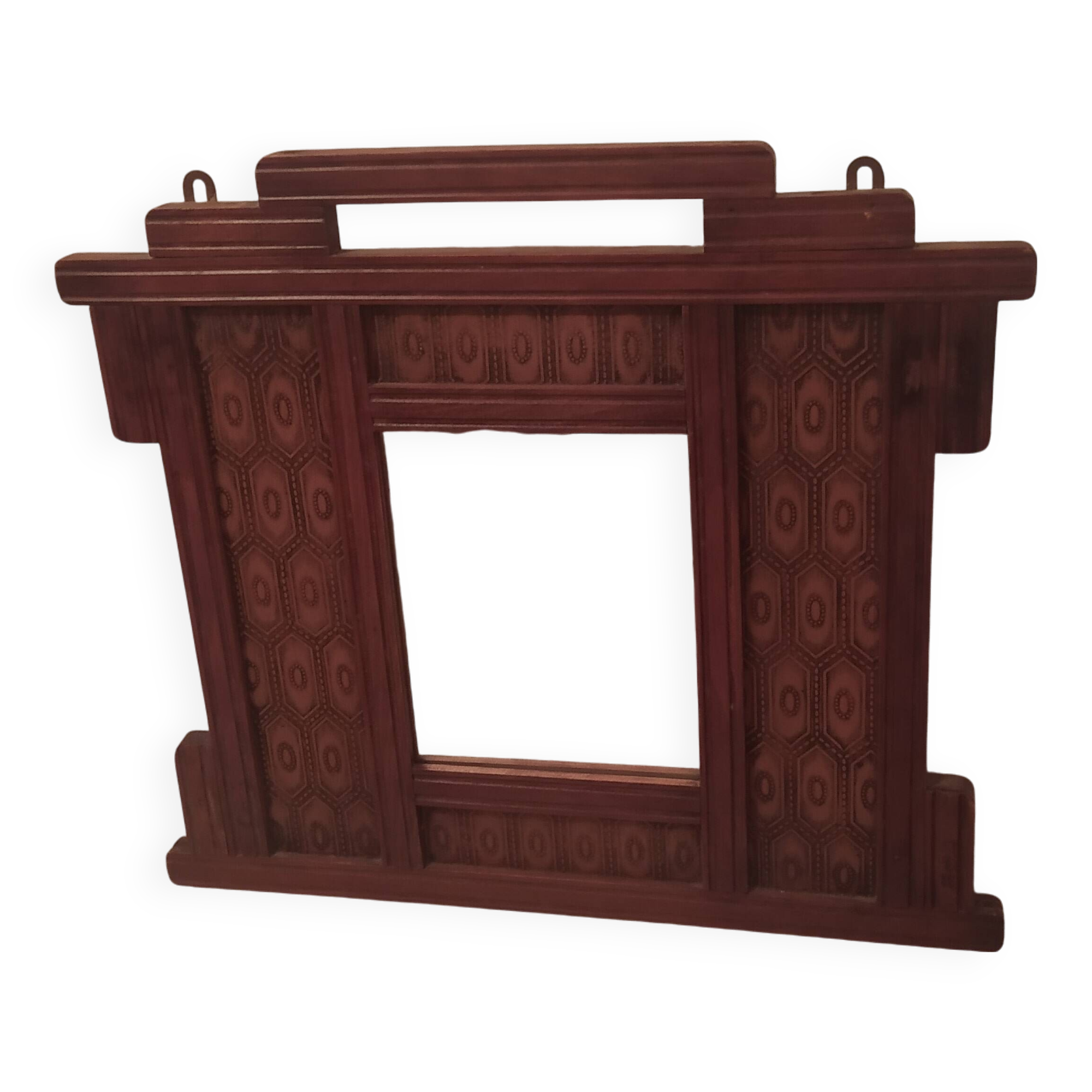 Art Deco wooden mirror manufactured by Innova 1930