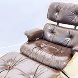 Brown Lounge Chair by Charles & Ray Eames - Herman Miller - Vintage 1970