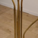 Vintage model F415 floor lamp in gold metal, Saint Germain Lumière edition, 1970