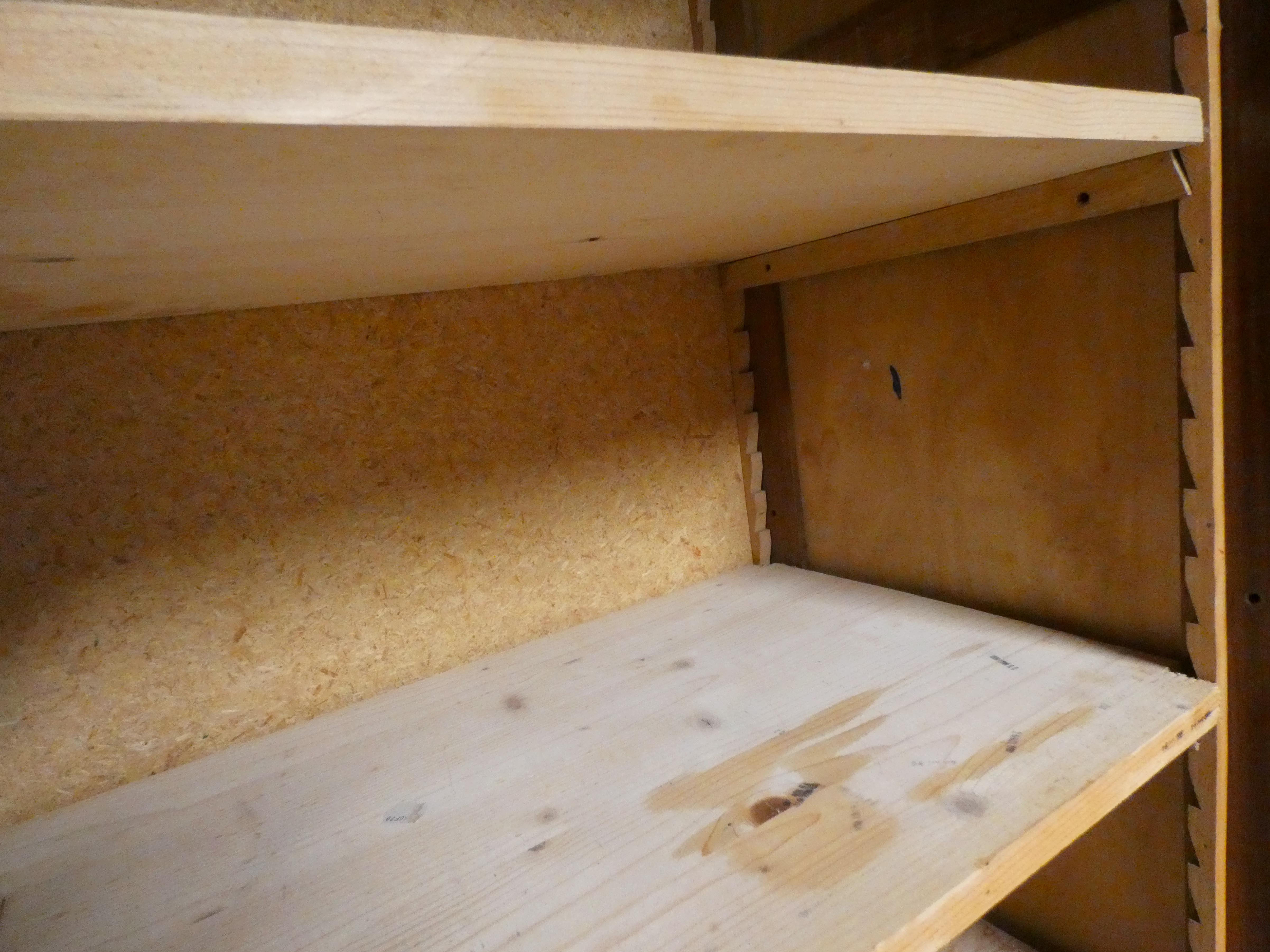 Old classroom cabinet