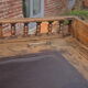 Oak writing desk