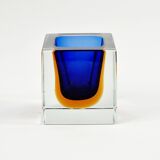 Sommerso Murano Glass Catch-All by Flavio Poli for Seguso, Italy, 1960s