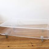 Plexiglass coffee table