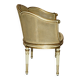 Louis XVI Bergère canapé in gilded wood with double caning