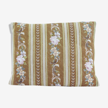 Coussin vintage fleurs