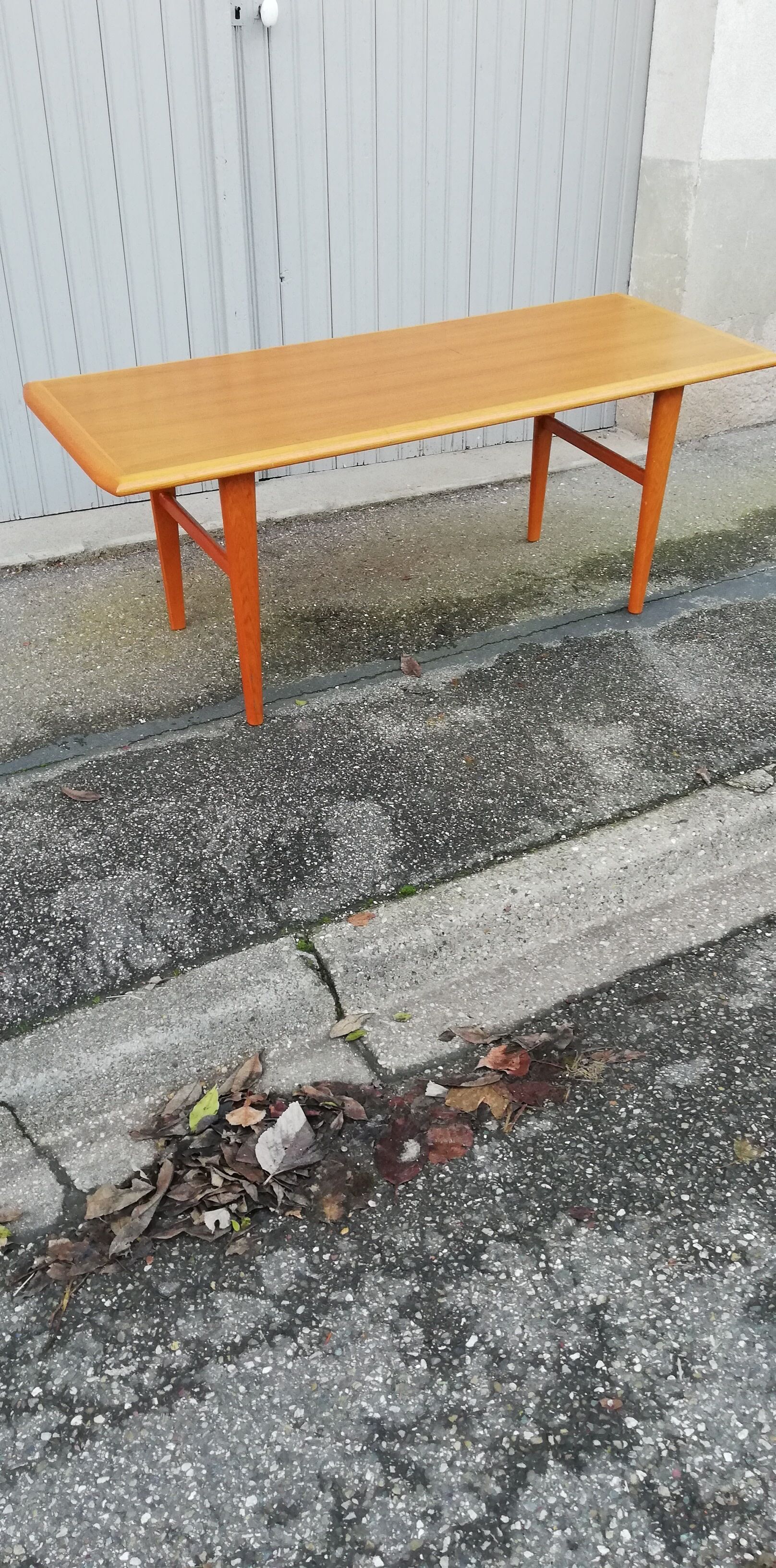 Scandinavian teak coffee table