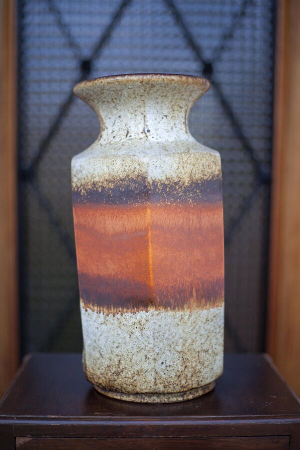 Grand vase céramique West Germany 297-41, scheurich Keramik, vase décoratif, vase plancher, pot à fl