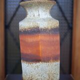 Large West Germany ceramic vase 297-41, scheurich Keramik, decorative vase, floor vase, flower pot