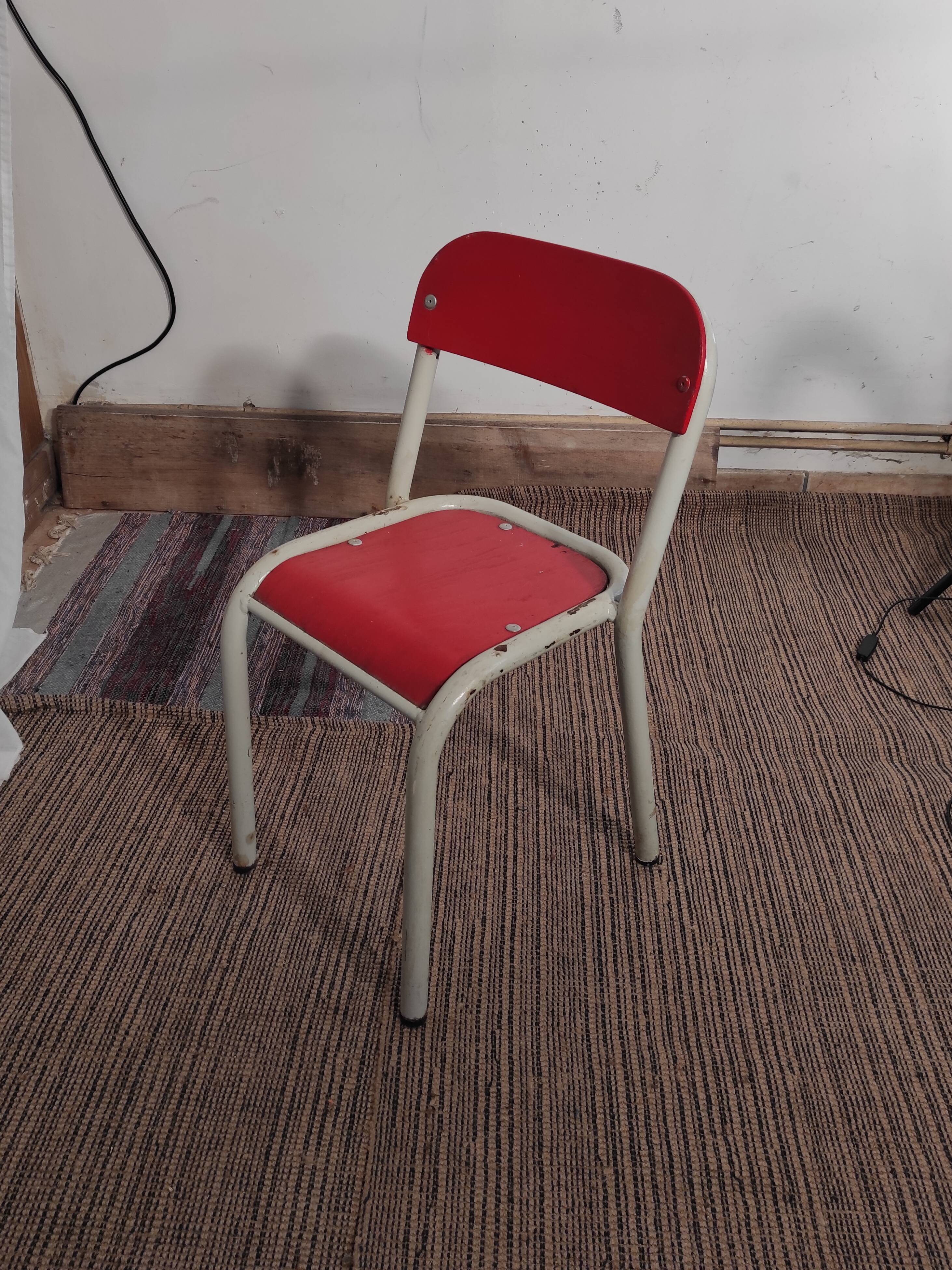 Kindergarten chair / children's chair / school chair 1960