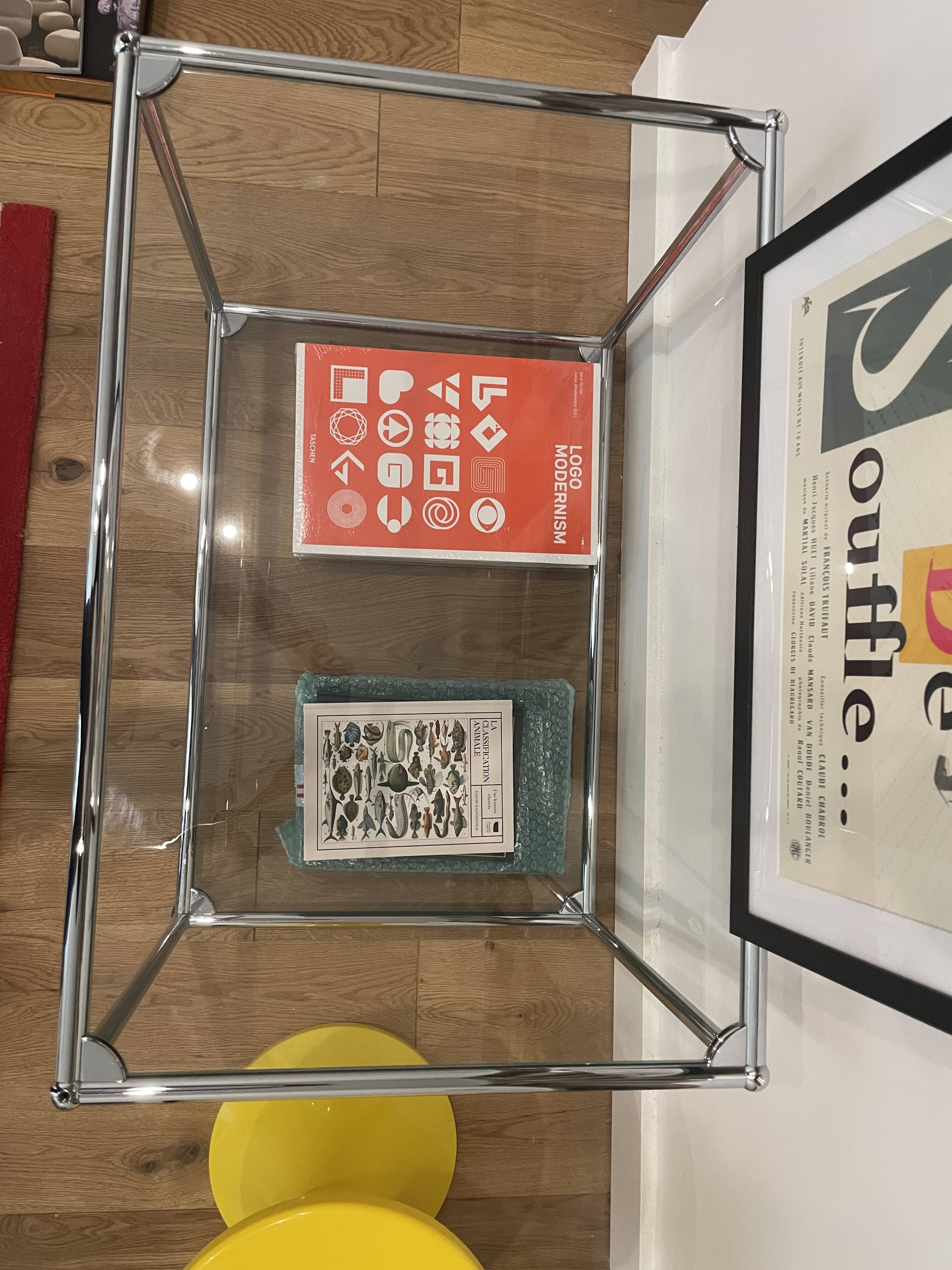 USM Haller furniture (steel and glass)