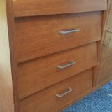 Asymmetrical chest of drawers