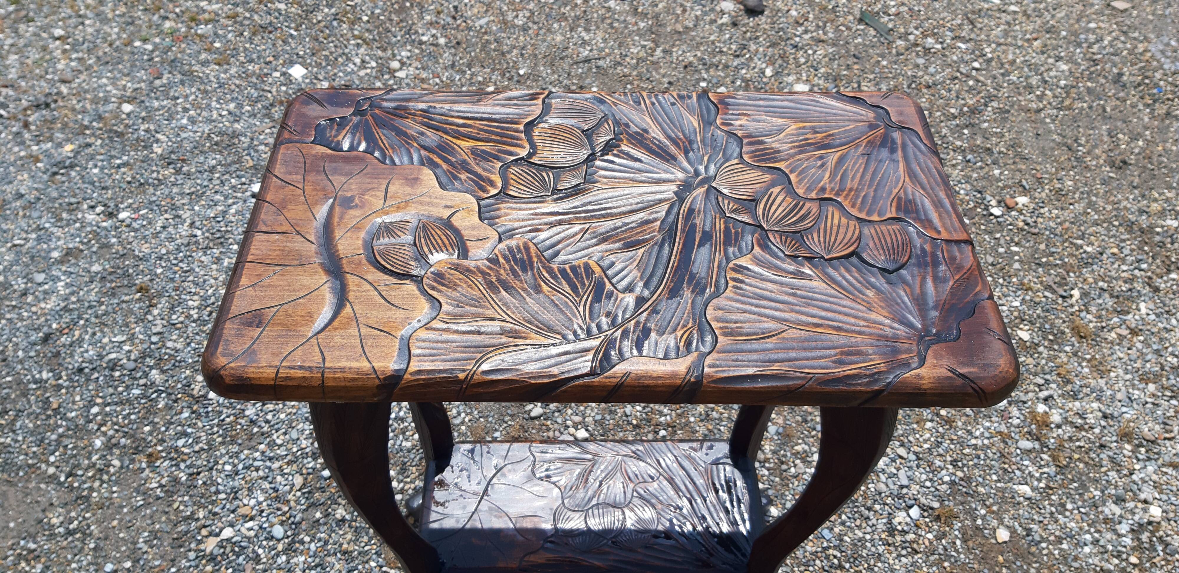 Art Nouveau Wood Tablet