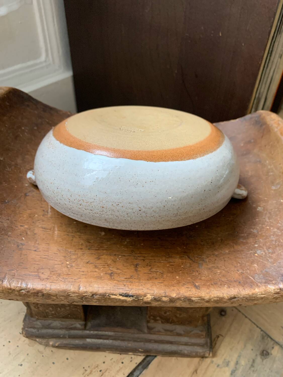 Voldemar Volkoff - Grey Ceramic Dish - Vallauris