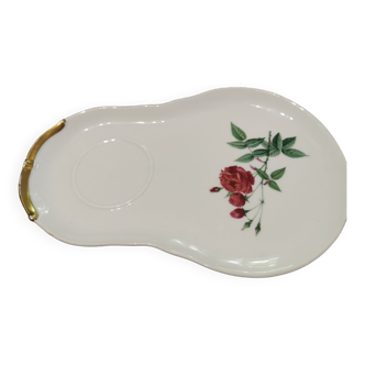 Pink porcelain tray Limoges