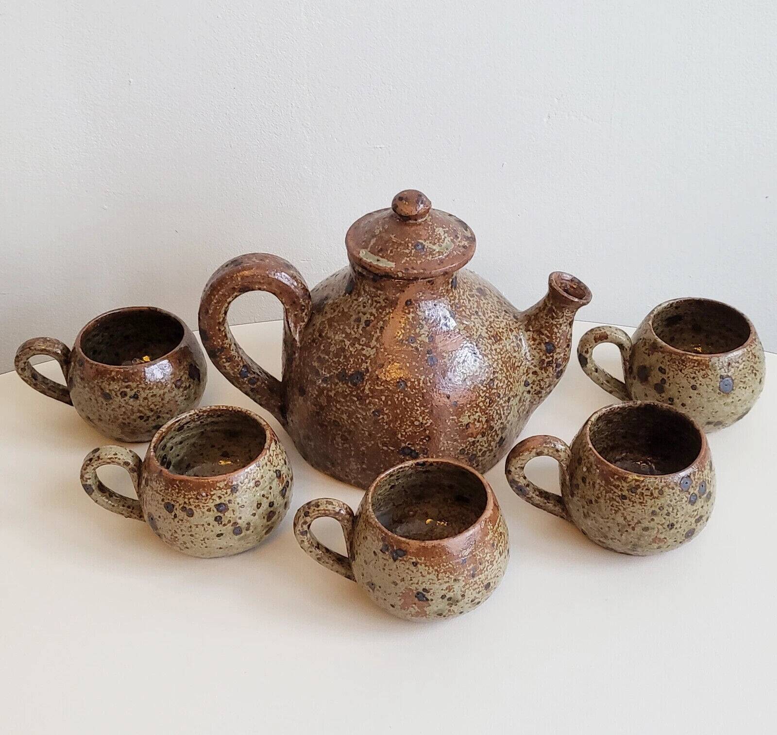 Vintage stoneware coffee service 1970