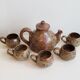 Vintage stoneware coffee service 1970