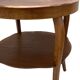Art deco side table, copper top 1930s