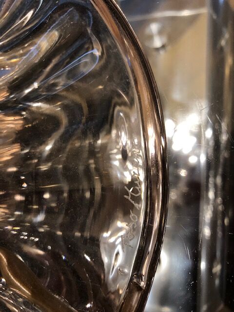 Paire de lampes en verre de Murano