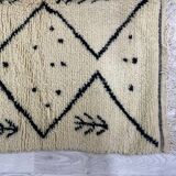 Handmade moroccan berber carpet 254 x 150 cm